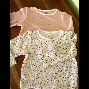 Mori baby tees, 9-12 mos